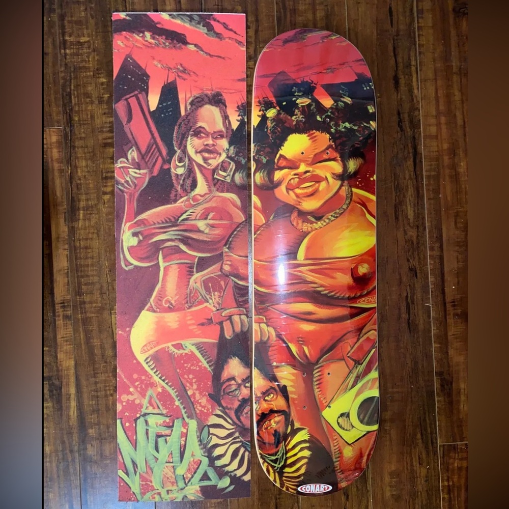 CONART MEAR ONE skateboard deck sealed new size 8 1/4
Includes CONART grip tap